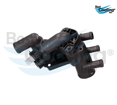TOMA AGUA VOLKSWAGEN POLO 4L 1.6 LTS 2003-2007 SEAT IBIZA 4L 1.6 LTS 2003-2009 CORDOBA 4L 1.6 LTS 2003-2010 SIN PIPA CON TERMOSTATO 6 SALIDAS = 111-B