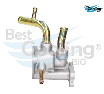 TOMA AGUA NISSAN TSURU III 4L 1.6 LTS 1992-2017 SENTRA B14 4L 1.6 LTS 1996-2000 16 VALVULAS CAJA SIN TERMOSTATO ALUMINIO
