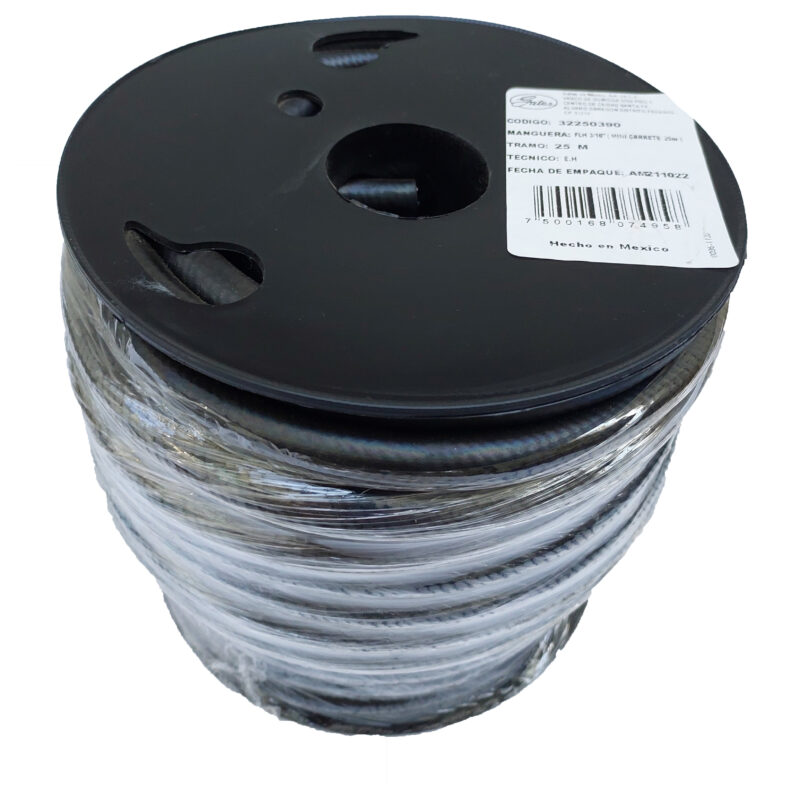 MANGUERA GASOLINA UNIVERSAL FLH-3/16 ROLLO 25 MTS