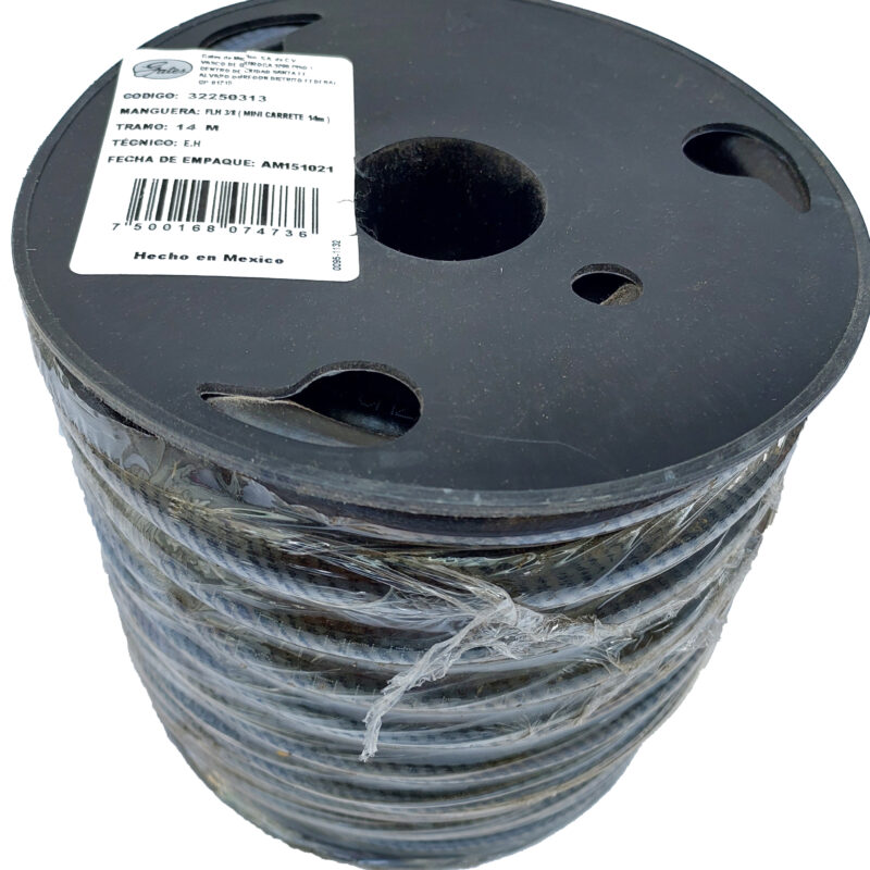 MANGUERA GASOLINA UNIVERSAL FLH-3/8 ROLLO 14 MTS