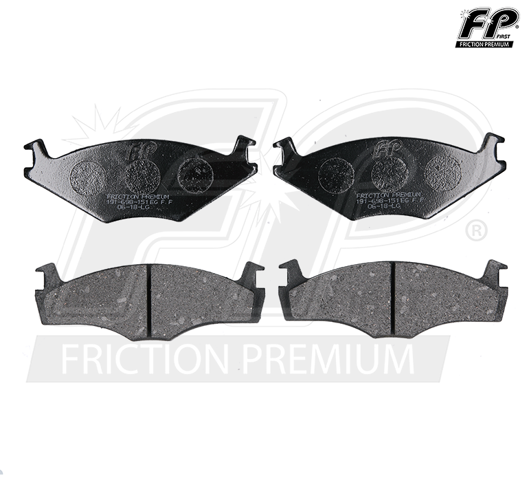 BALATA DISCO DELANTERA VOLKSWAGEN GOLF A2 1987-1992 JETTA A2 1987-1992 CARIBE 1986-1987 ATLANTIC 1981-1986 CORSAR 1985-1988 15.2MM