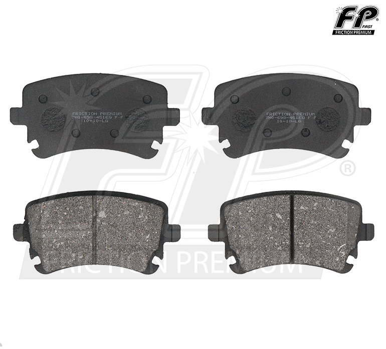 BALATA DISCO TRASERA VOLKSWAGEN TRUCK EUROVAN 4L 1.9 LTS 2005-2009 TDI TRANSPORTER 4L 2.0 LTS 2010-2020 SIN SENSOR CAMBIA AL 7H0-698-451FP