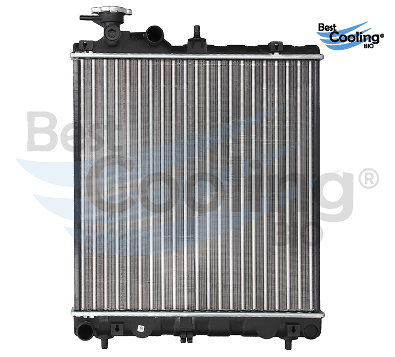 RADIADOR ANTICONGELANTE DODGE ATOS 4L 1.1 LTS 2005-2012 CON Y SIN A/AC TRANSMISION MANUAL ALUMINIO 35691