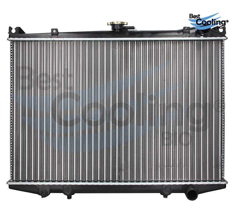 RADIADOR ANTICONGELANTE NISSAN TRUCK D21 PICK UP 4L 2.4 LTS 1994-2008 CON Y SIN A/AC TRANSMISION MANUAL ALUMINIO 21410-56G05 35506
