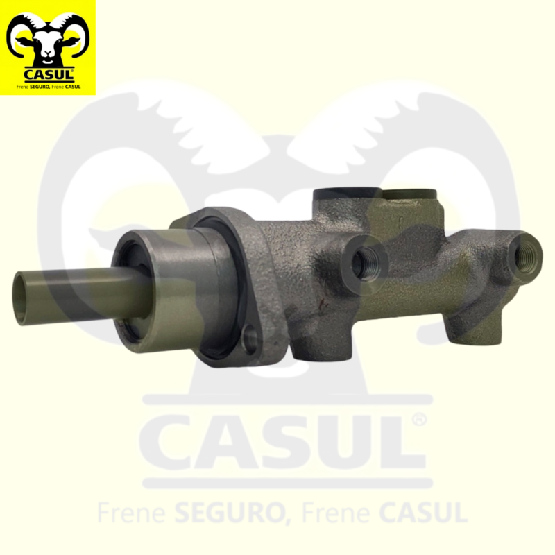 CILINDRO MAESTRO FRENOS VOLKSWAGEN GOL 4L 1.6 LTS 2009-2017 VOLKSWAGEN TRUCK SAVEIRO 4L 1.6 LTS 2010-2014 SIN ABS HIERRO DIAMETRO 13/16" 20.64MM CUERDA PRIMARIA M12-1.0 SECUNDARIA M12-1.0