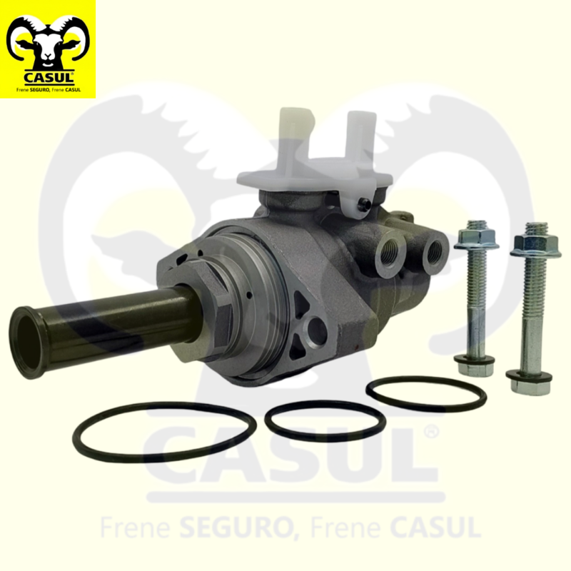 CILINDRO MAESTRO FRENOS TOYOTA TRUCK SIENNA 2004-2010 CON CONTROL DE TRACCION ALUMINIO DIAMETRO 3/4" 19.05MM CUERDA PRIMARIA M10-1.0 SECUNDARIA M10-1.0