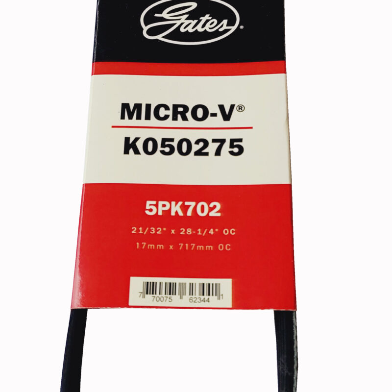 BANDA MICRO V MAZDA 3 4L 2.0 LTS 2006-2008 5 CANALES ANCHO 17MM LARGO 699MM