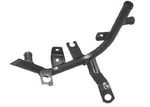 TUBO AGUA VOLKSWAGEN POINTER 4L 1.8 LTS 1999-2009 C/AIRE ACONDICIONADO