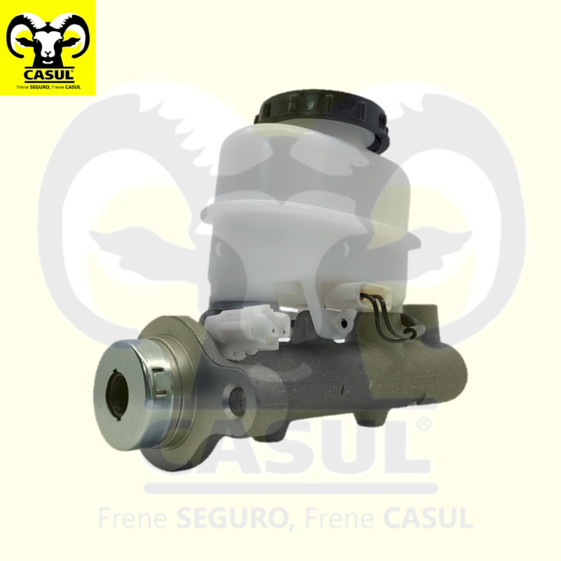 CILINDRO MAESTRO FRENOS NISSAN SENTRA 4L 2.5 LTS 2002-2006 CON ABS ALUMINIO DIAMETRO 15/16" 23.81MM CUERDA PRIMARIA M10-1.0 SECUNDARIA M10-1.0