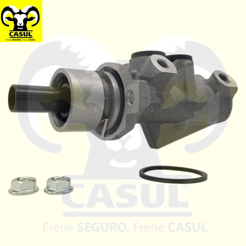 CILINDRO MAESTRO FRENOS RENAULT TRUCK KANGOO 2004-2018 ALUMINIO DIAMETRO 7/8" 22.23MM CUERDA PRIMARIA M10-1.0 SECUNDARIA M10-1.0