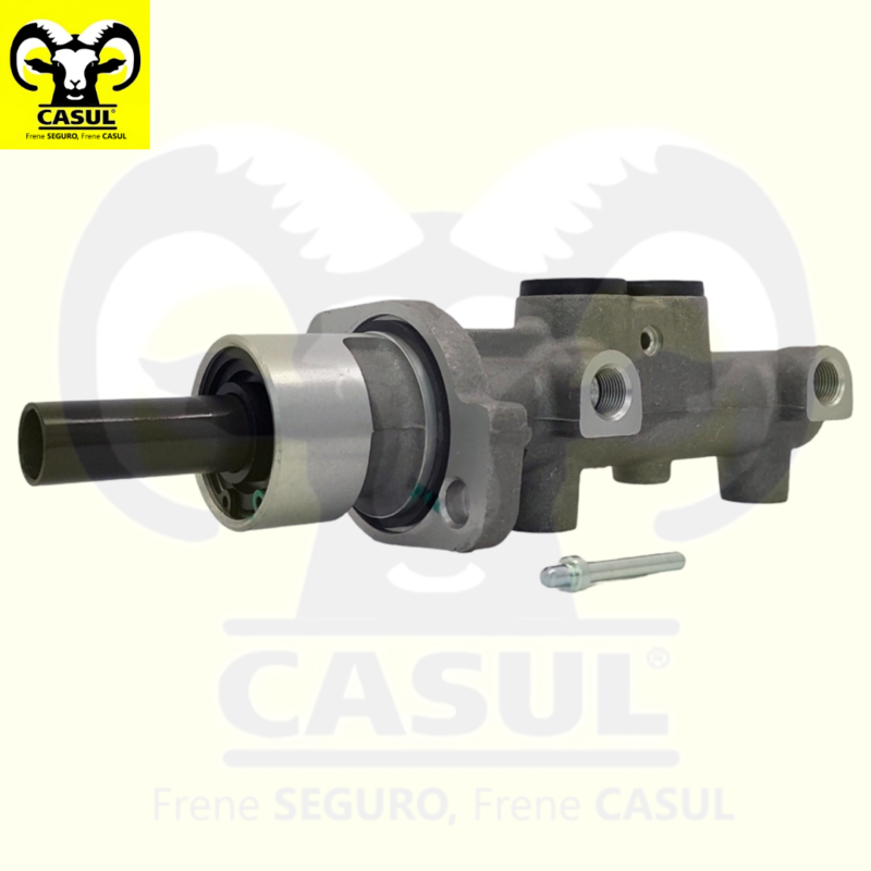 CILINDRO MAESTRO FRENOS VOLKSWAGEN POLO 4L 1.6 LTS 2003-2007 LUPO 4L 1.6 LTS 2004-2006 CON ABS ALUMINIO DIAMETRO 13/16" 20.64MM CUERDA PRIMARIA M12-1.0 SECUNDARIA M12-1.0