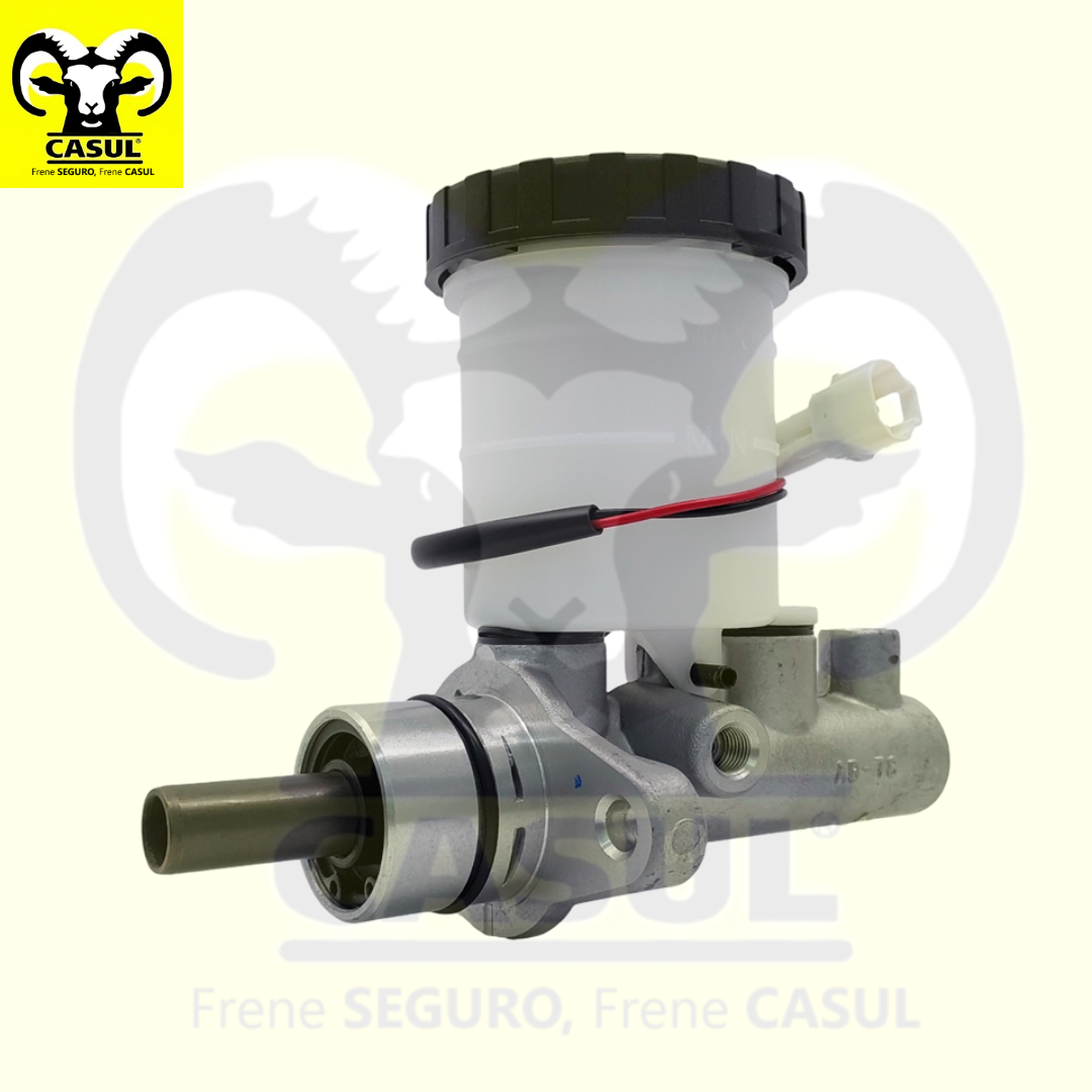 CILINDRO MAESTRO FRENOS CHEVROLET TRUCK TRACKER 4L 1.6 LTS 1998-1999 SUZUKI TRUCK SIDEKICK 4L 1.6 LTS 1991-1995 SIN ABS ALUMINIO DIAMETRO 7/8" 22.23MM CUERDA PRIMARIA M10X1 SECUNDARIA M10X1