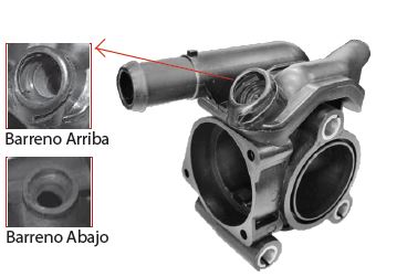 TOMA AGUA FORD FOCUS 4L 2.0 LTS 2002-2003 UN ÁRBOL SPY 16 VALVULAS APLICA PARA 7280