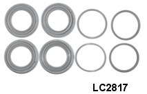 REPUESTO FRENO DISCO FORD TRUCK F-150 LOBO 1997-2003 FORD CROWN VICTORIA 1998-2011 GRAND MARQUIS 1998-2011 CHRYSLER TRUCK PACIFICA 2004-2008 DELANTERO 5 BIRLOS DURO 48.0 MM 1 57/64"