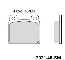 BALATA DISCO DELANTERA VOLKSWAGEN TRUCK COMBI 1980-2001 =D45