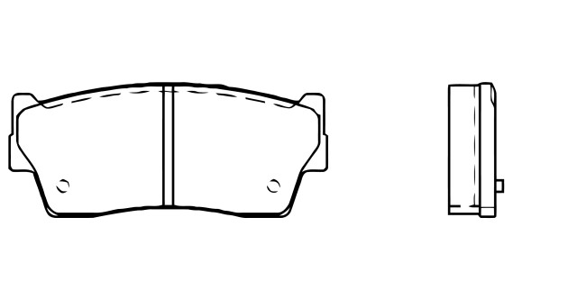 BALATA DISCO DELANTERA CHEVROLET TRUCK TRACKER 1989-1998 SUZUKI SIDEKICK 1990-1998 SUZUKI X-90 1996-1998 =D418