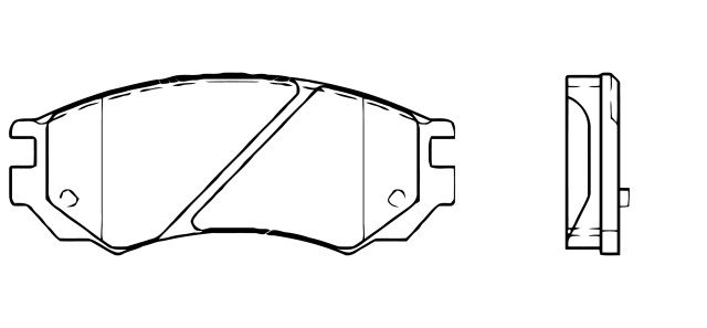 BALATA DISCO DELANTERA NISSAN LUCINO 1995-2000 =D549