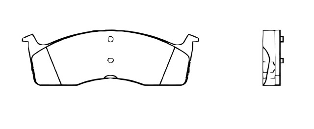 BALATA DISCO DELANTERA DODGE NEON RT 1995-1999 NEON 1995-1996 =D642
