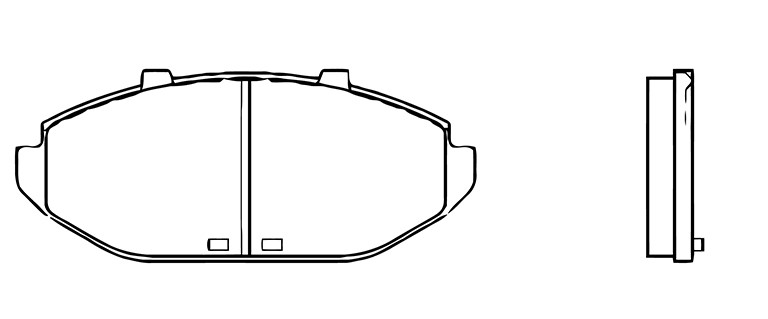 BALATA DISCO DELANTERA FORD CROWN VICTORIA 1998-2002 GRAND MARQUIS 1998-2002 LINCOLN TOWN CAR 1998-2002 =D748
