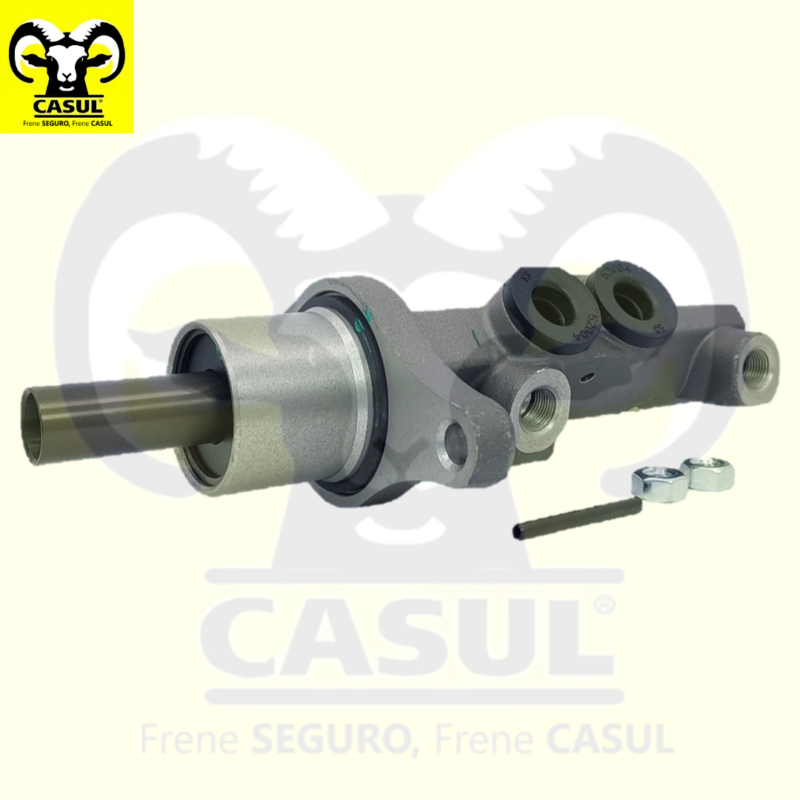 CILINDRO MAESTRO FRENOS VOLKSWAGEN GOLF GTI 2007-2011 EOS 2010-2015 GOLF A5 2010-2015 AUDI A3 2006-2012 CILINDRO ATE ALUMINIO DIAMETRO 7/8" 22.23MM CUERDA PRIMARIA M12-1.0 SECUNDARIA M12-1.0