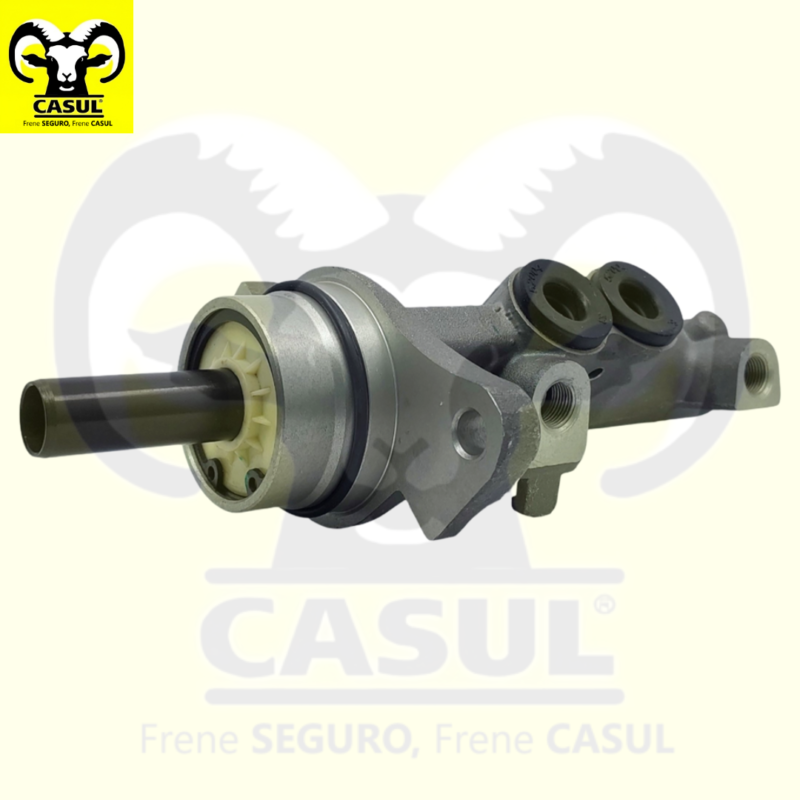 CILINDRO MAESTRO FRENOS VOLKSWAGEN JETTA CLASICO 2011-2013 JETTA A5 2009-2011 JETTA A6 2011-2018 BORA 2006-2010 BEETLE 2012-2018 GOLF A5 2007-2011 ALUMINIO DIAMETRO 7/8" 22.23MM CUERDA PRIMARIA M12-1.0 SECUNDARIA M12-1.0