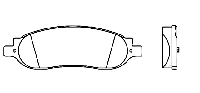 BALATA DISCO TRASERA FORD TRUCK F-350 SUPER DUTY 2005-2007 LOBO 2006-2008 LOBO HARLEY DAVIDSON 2006-2007 =D1067