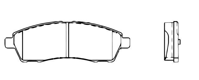 BALATA DISCO TRASERA FORD TRUCK EXCURSION 2000-2005 F-200 2000-2004 F-250 SUPER DUTY 1999-2004 F-350 SUPER DUTY 1999-2004 =D757