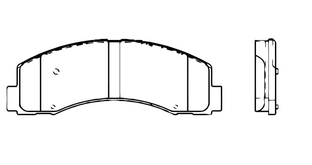 BALATA DISCO DELANTERA FORD TRUCK EXPEDITION 2010-2016 LOBO 2012-2013 LINCOLN NAVIGATOR 2011-2016 =D1414