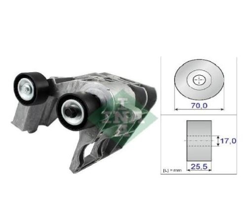 POLEA TENSORA FORD FIESTA IKON 4L 1.6 LTS 2002-2004 KA 4L 1.6 LTS 2001-2008 FIESTA 4L 1.6 LTS 2001-2012 8 VALVULAS OHC