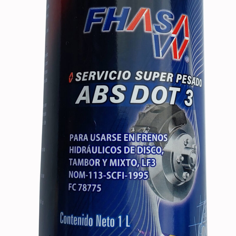 LIQUIDO FRENOS DOT3 UNIVERSAL 1 LITRO CAJA 12 PIEZAS CAMBIA AL 912F0078777
