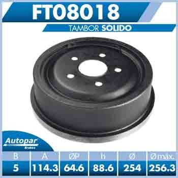 TAMBOR FRENOS FORD TRUCK RANGER 1996-1997 AEROSTAR 1986-1991 MAZDA TRUCK B3000 1994-1997 B4000 1994-1997 4WD