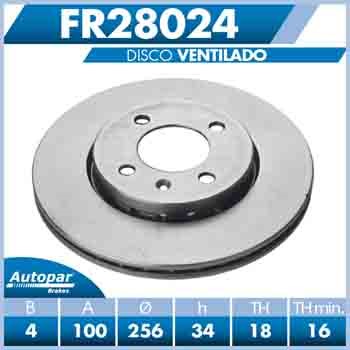 DISCO VENTILADO DELANTERO VOLKSWAGEN GOL 2009-2020 GOL SEDAN 2010-2013 GOL NUEVO 2014-2016 VOLKSWAGEN TRUCK SAVEIRO 2010-2022 VOLKSWAGEN UP2016-2018
