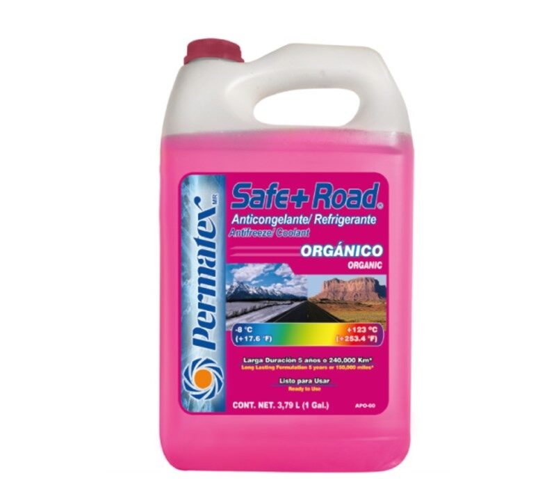 ANTICONGELANTE UNIVERSAL ORGANICO 3.78 LTS CAJA 4 PIEZAS