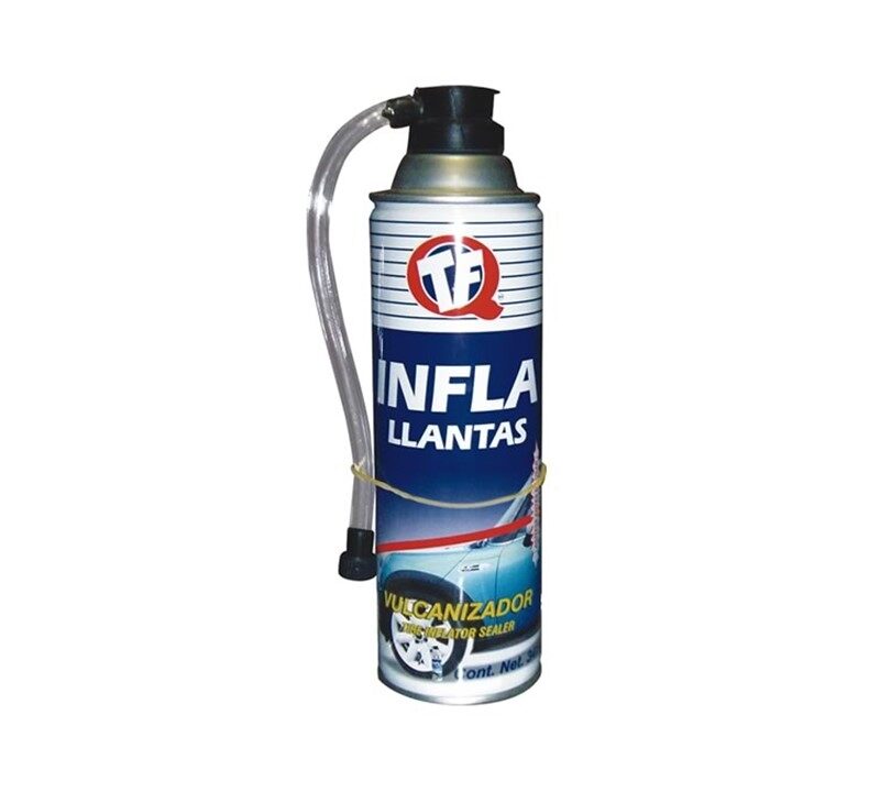 INFLALLANTAS AEROSOL UNIVERSAL 341 G QUIMICA TF CAJA 12 PIEZAS