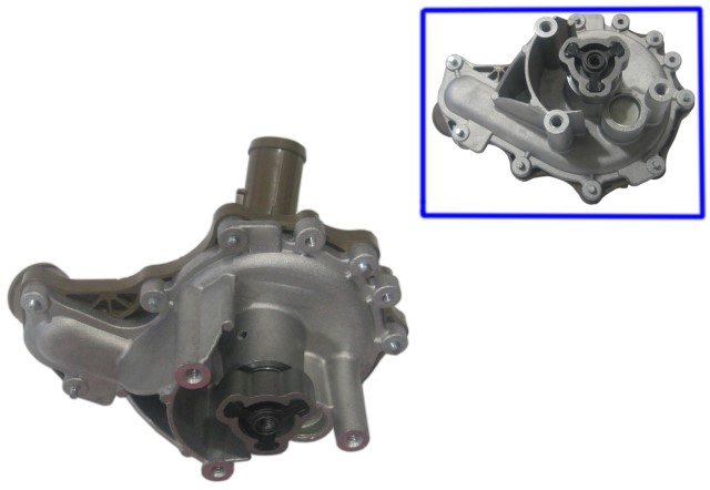 BOMBA AGUA FORD TRUCK TRANSIT 4L 2.2 LTS 2007-2014 COMPLETA (2184CC) DOHC 16 VALVULAS