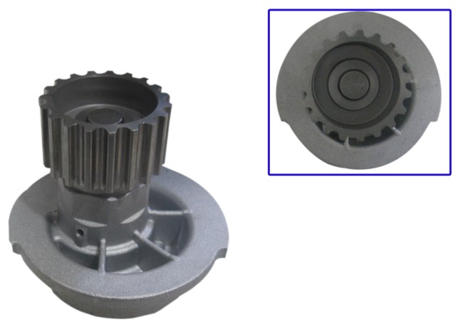 BOMBA AGUA CHEVROLET AVEO 4L 1.6 LTS 2004-2008 POLEA 19 DIENTES CON ALTURA 30 MM (98) DOHC 16 VALVULAS TECH II VIN 6