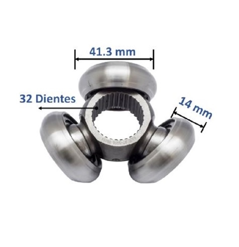 TRIPODE HOMOCINETICO VOLKSWAGEN BORA GLI 4L 2.0 LTS 2006-2009 BORA SPORT 5L 2.5 LTS 2007-2010 BORA 4L 1.9 LTS 2007-2010 TDI 32 DIENTES