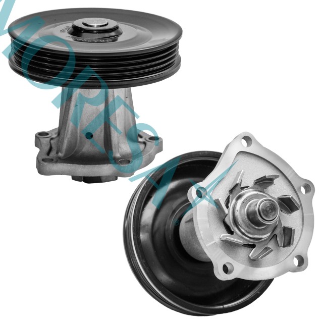 BOMBA AGUA CHEVROLET SPARK 4L 1.2 LTS 2011-2017 BEAT 4L 1.2 LTS 2018-2021 SIN BASE CON POLEA