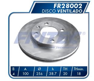 DISCO VENTILADO DELANTERO VOLKSWAGEN JETTA 1987-1999 POINTER 1999-2007 PASSAT 1990-1997 GOLF 1987-1999 SEAT IBIZA 2001-2003