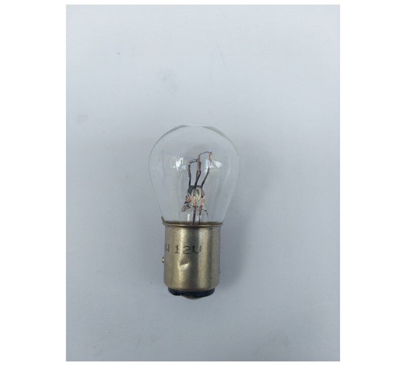 FOCO MINIATURA UNIVERSAL N566 7225 21/4W 12V 2 FILAMENTOS 2 PATAS DISPAREJAS = BAZ15D 5XFS10