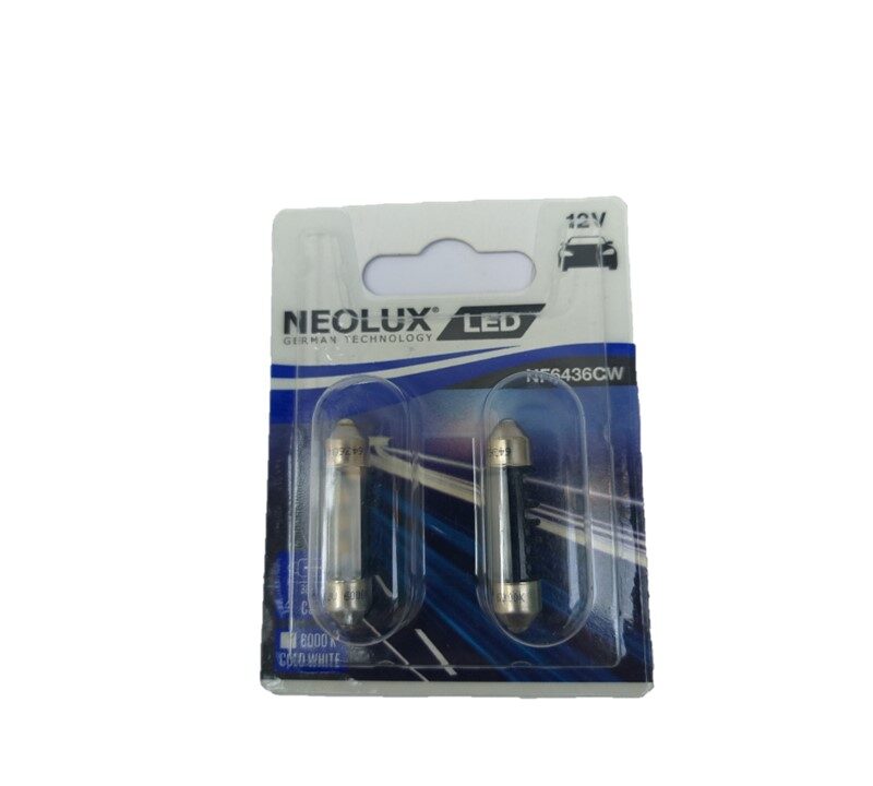 FOCO LED UNIVERSAL NF6436CW-02B C5W 0.5W 12V 10X2