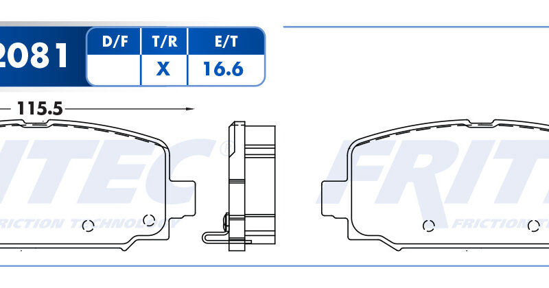 BALATA DISCO TRASERA JEEP COMPASS 4L 2.4 LTS 2018-2020