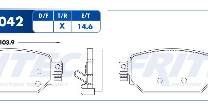 BALATA DISCO TRASERA MAZDA 3 4L 2.0 LTS 2017-2018