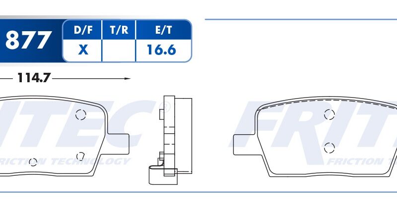 BALATA DISCO TRASERA GMC TRUCK ACADIA V6 3.6 LTS 2018-2019