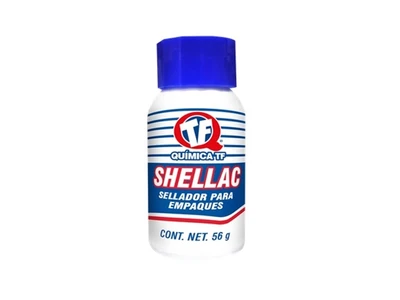 SELLADOR SHELLAC 56G BOTE CON BROCHA CAJA 50 PIEZAS