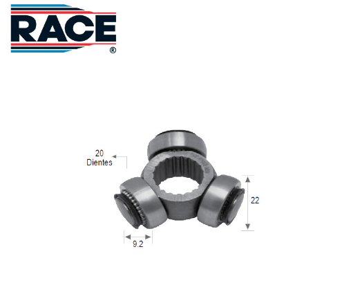 TRIPODE HOMOCINETICO CHEVROLET SPARK BASE 4L 1.2 LTS 2012 SPARK BYTE 4L 1.2 LTS 2014-2015 SPARK CARGO 4L 1.2 LTS 2014-2015 SPARK DOT 4L 1.2 LTS 2014-2015 SPARK LS 4L 1.2 LTS 2013-2015 SPARK LS 4L 1.2 LTS 2013-2015 20 DIENTES