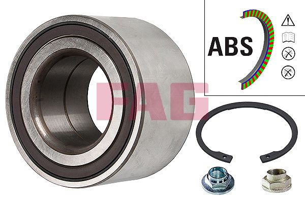 KIT BALERO DOBLE RUEDA DELANTERO MAZDA 3 2006-2013 MAZDA 5 2006-2015 FWD CON ABS =713153810