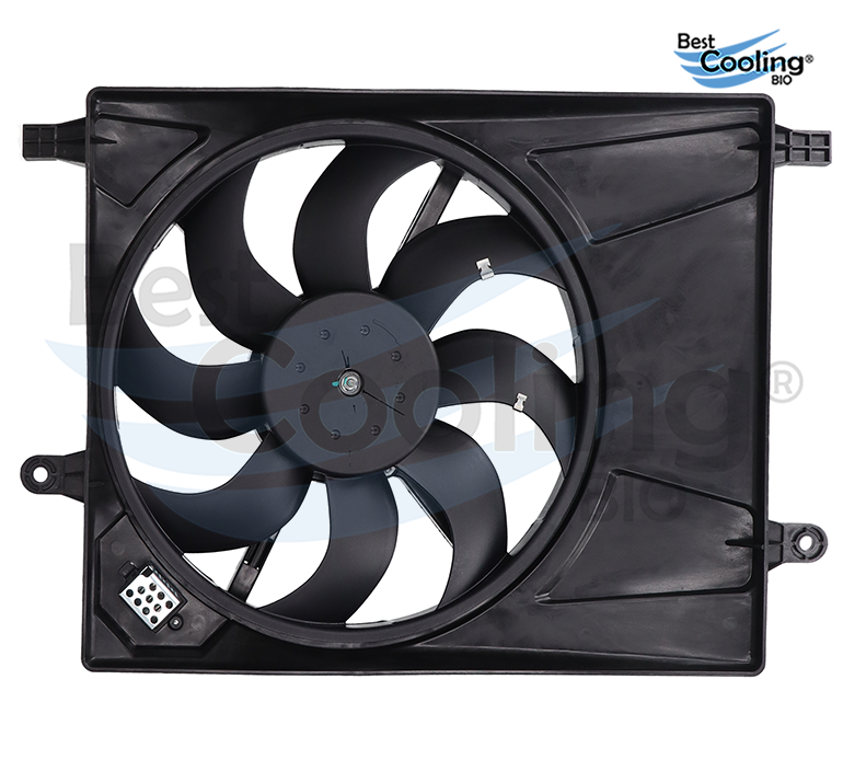 MOTOVENTILADOR CHEVROLET AVEO 4L 1.5 LTS 2018-2023 CON TOLVA CON Y SIN A/AC TRANSMISION AUTOMATICA Y MANUAL CON RESISTENCIA