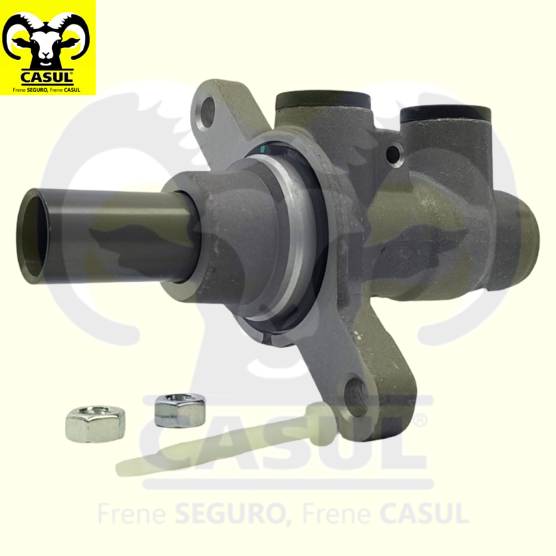 CILINDRO MAESTRO FRENOS CHEVROLET CAVALIER 4L 1.5 LTS 2018-2020 ALUMINIO DIAMETRO 22.25MM CUERDA PRIMARIA M12X1 SECUNDARIA M10X1