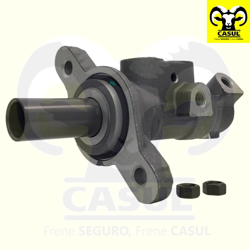 CILINDRO MAESTRO FRENOS RENAULT TRUCK OROCH 2019-2022 ALUMINIO DIAMETRO 7/8" 22.23MM CUERDA PRIMARIA M10-1.0 SECUNDARIA M10-1.0